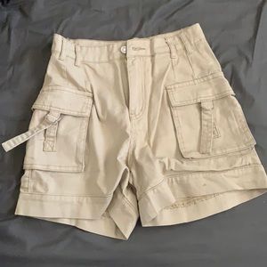 SHEIN FLAP POCKET STRAIGHT LEG DENIM SHORTS